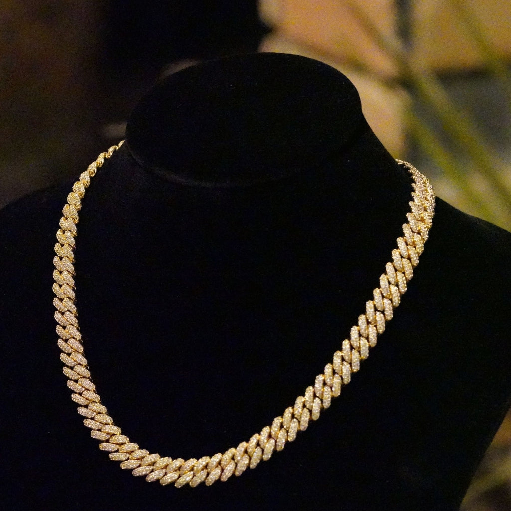 Miami Cuban Chain マイアミキューバンチェーン 【 14mm 】Silver / Gold