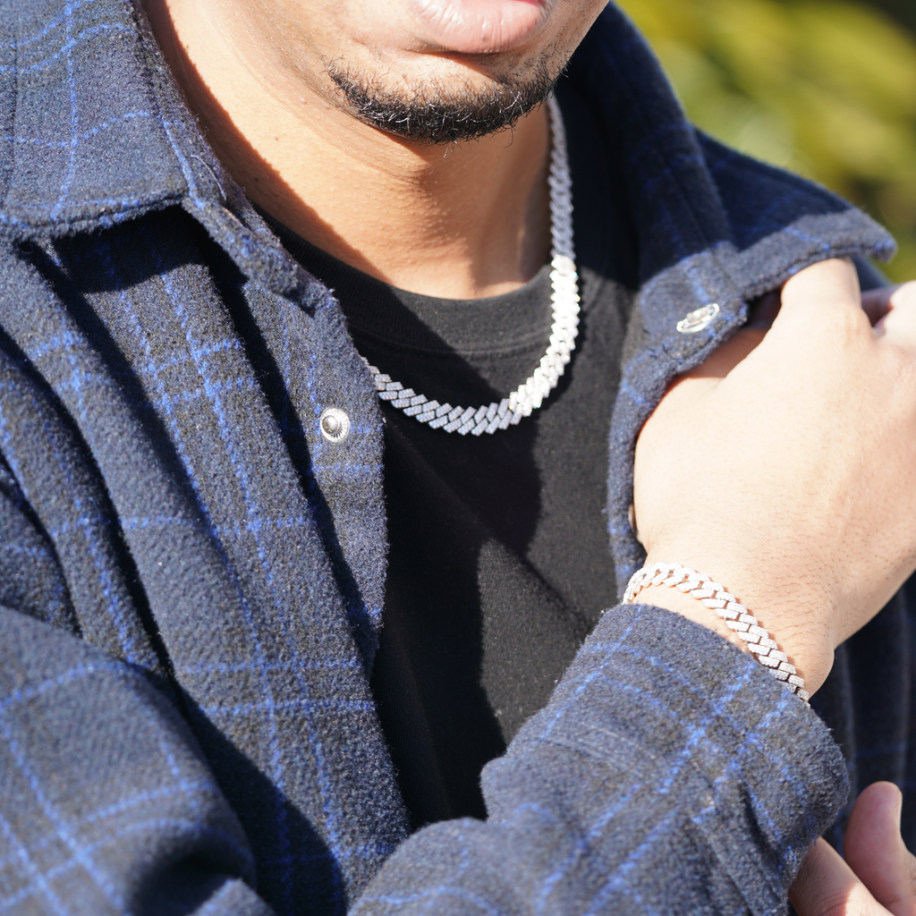 Cuban Link Chain キューバンリンクチェーン 【 8mm 】Silver / Gold