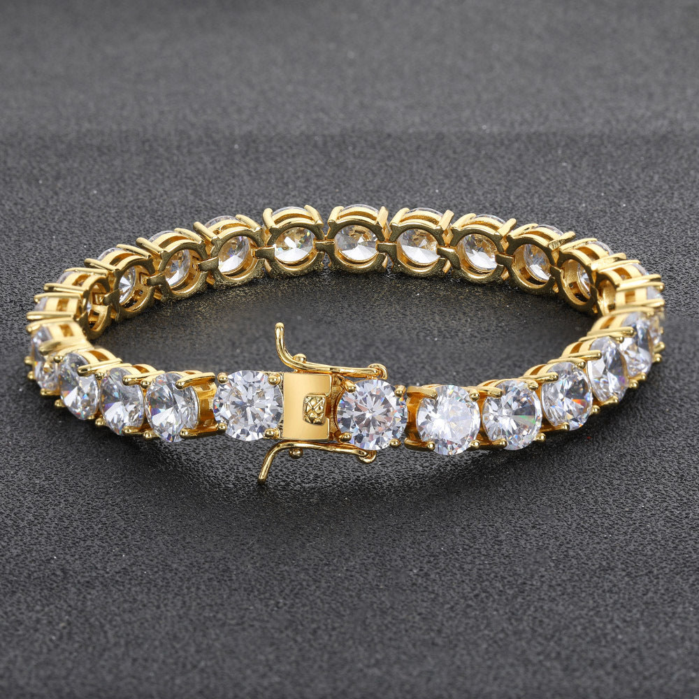 Tennis Chain Bracelet テニスチェーン ブレスレット【8mm】Silver / Gold