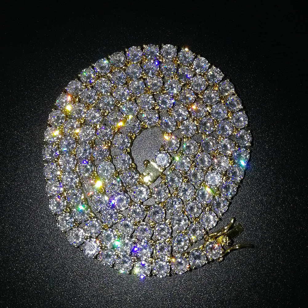 Tennis Chain Necklace テニスチェーン ネックレス【 3mm 】Silver / Gold