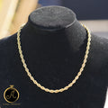 Diamond Cut Rope Chain Necklace 5mm（45cm / 50cm / 55cm / 60cm）