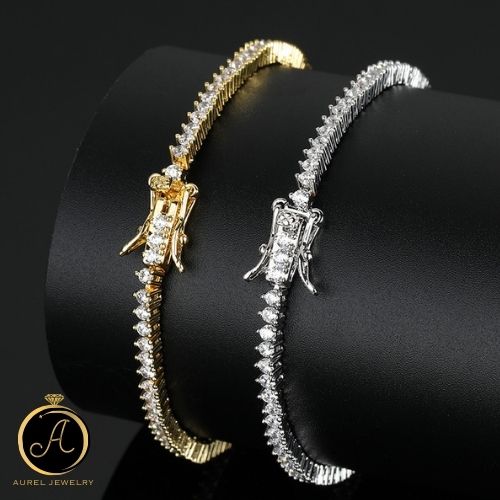 Tennis Chain Bracelet テニスチェーン ブレスレット2mm Silver / Gold