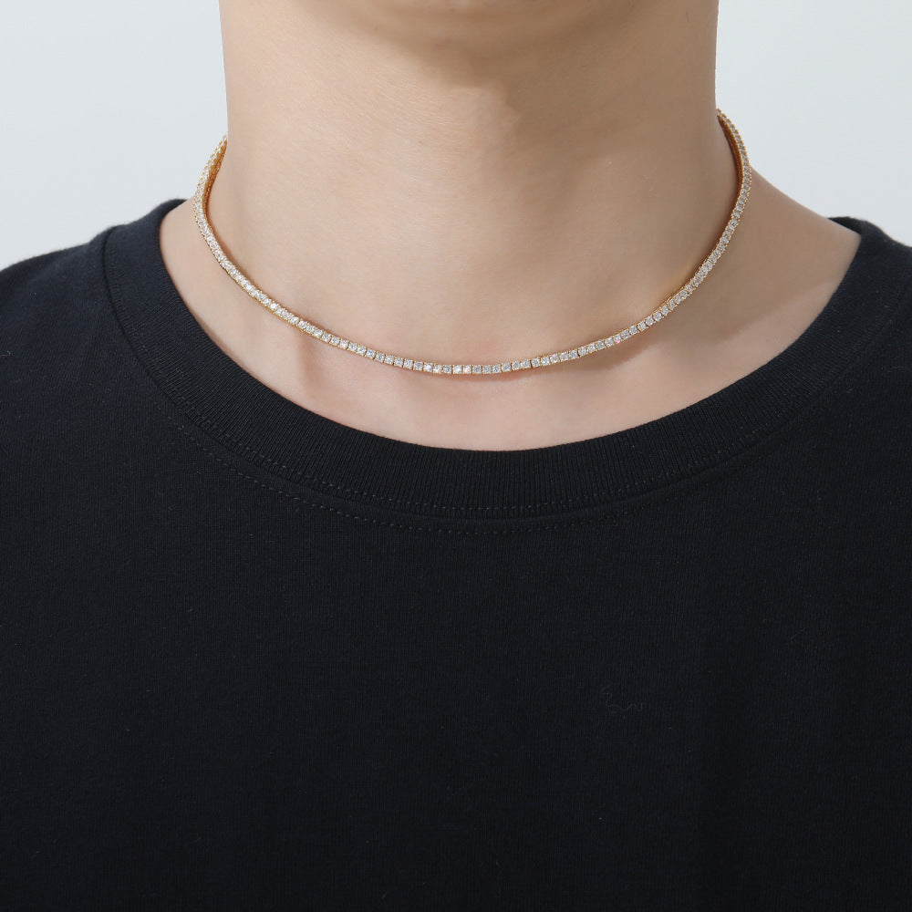 Tennis Chain Necklace テニスチェーン ネックレス【 2.3.5mm 】Silver / Gold