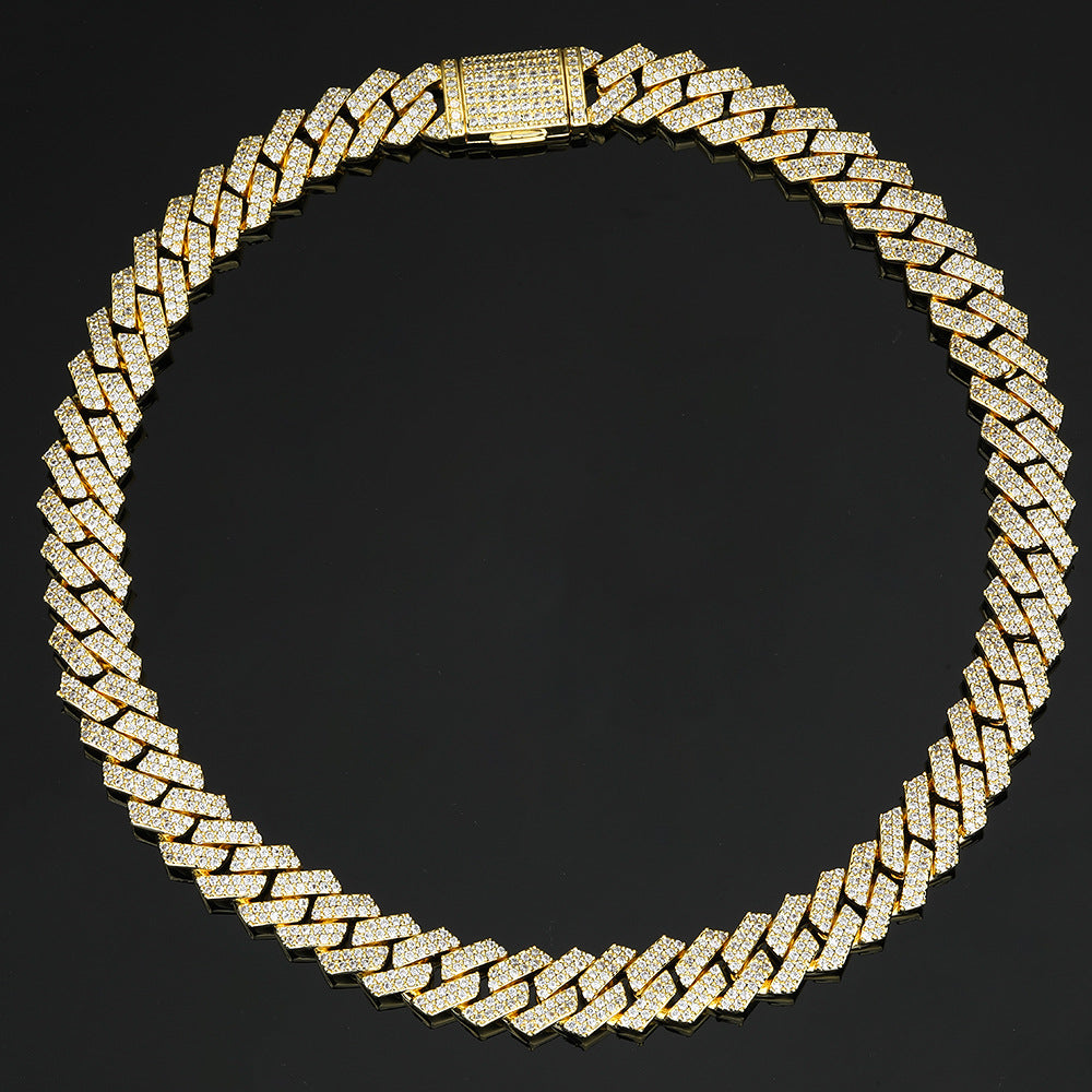 Cuban Link Chain キューバンリンクチェーン 【 14mm 】Silver / Gold