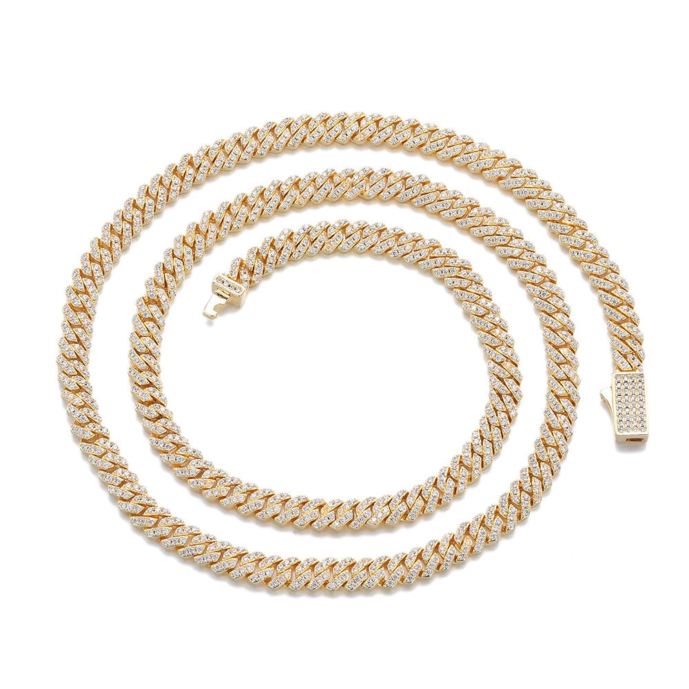 Cuban Link Bracelet キューバンリンクブレスレット5mm 【 Silver / Gold 】