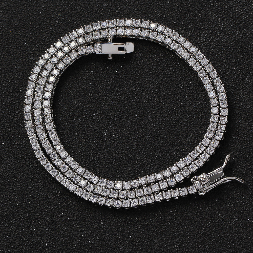 Tennis Chain Necklace テニスチェーン ネックレス【 2.3.5mm 】Silver / Gold