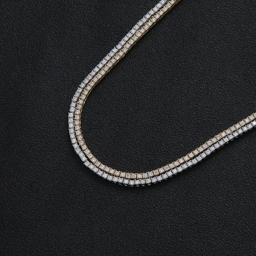 Tennis Chain Necklace テニスチェーン ネックレス【 2.3.5mm 】Silver / Gold