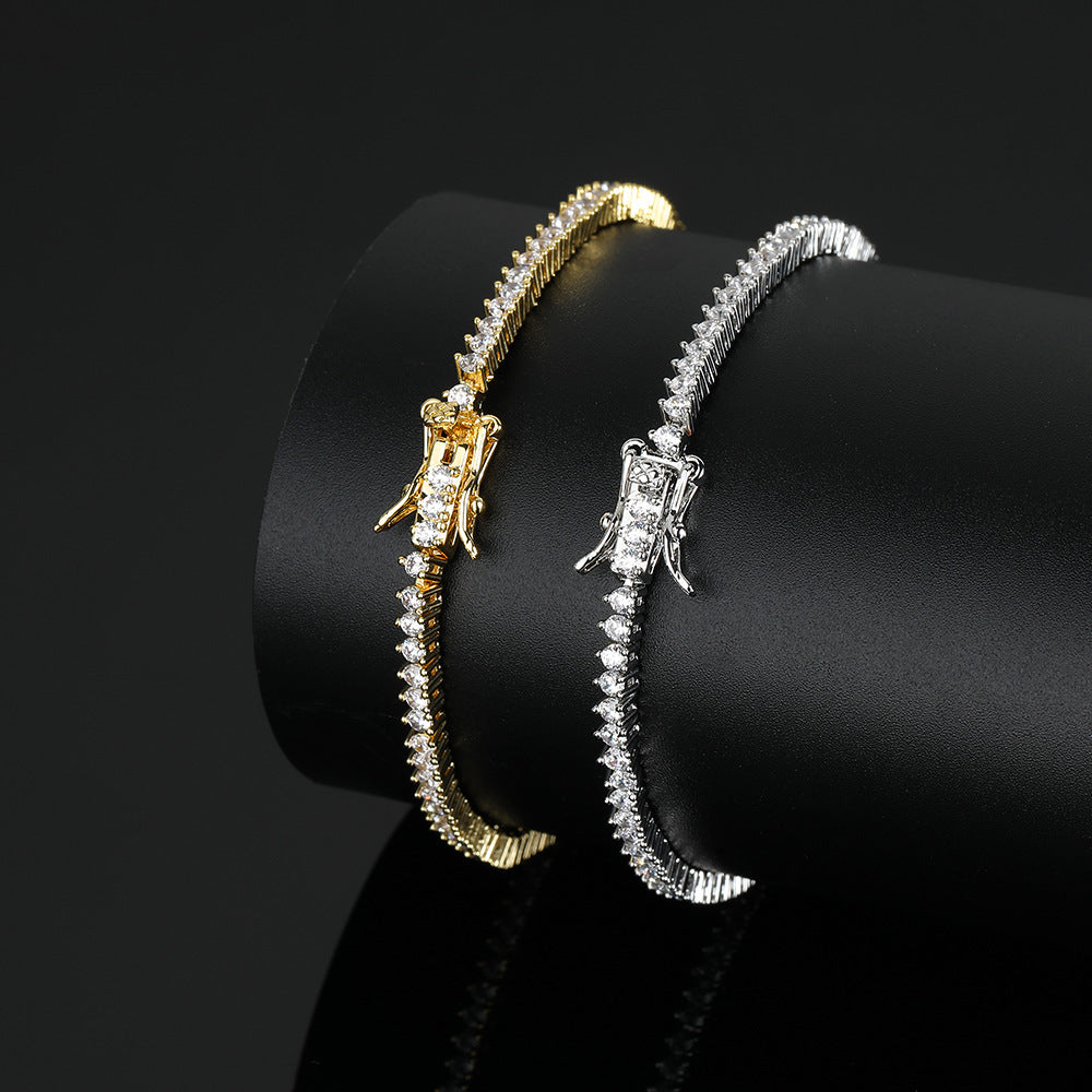 Tennis Chain Bracelet テニスチェーン ブレスレット2mm Silver / Gold
