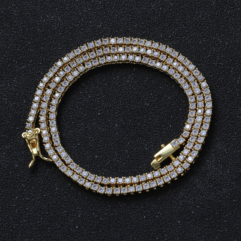 Tennis Chain Necklace テニスチェーン ネックレス【 2.3.5mm 】Silver / Gold