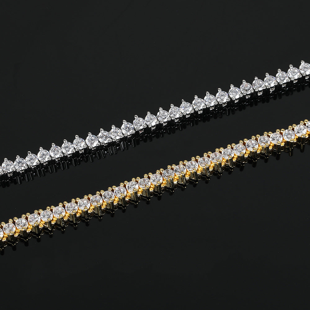 Tennis Chain Bracelet テニスチェーン ブレスレット2mm Silver / Gold