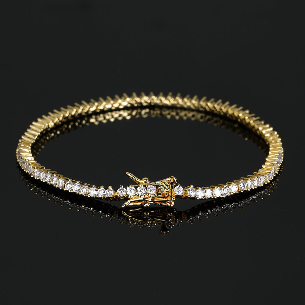 Tennis Chain Bracelet テニスチェーン ブレスレット2mm Silver / Gold