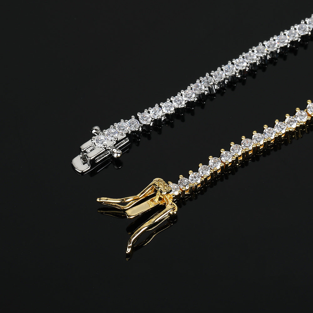 Tennis Chain Bracelet テニスチェーン ブレスレット2mm Silver / Gold