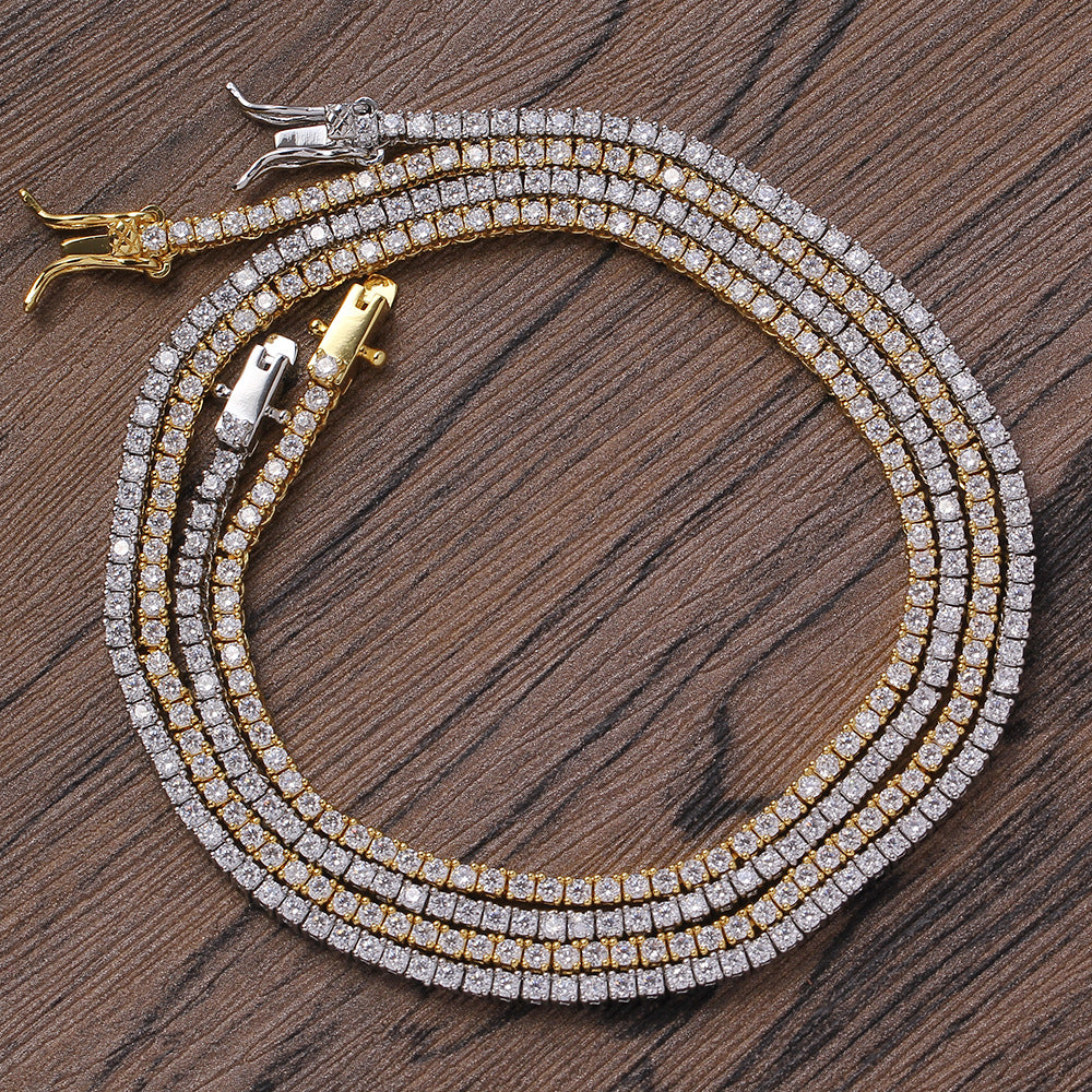 Tennis Chain Necklace テニスチェーン ネックレス【 2.3.5mm 】Silver / Gold