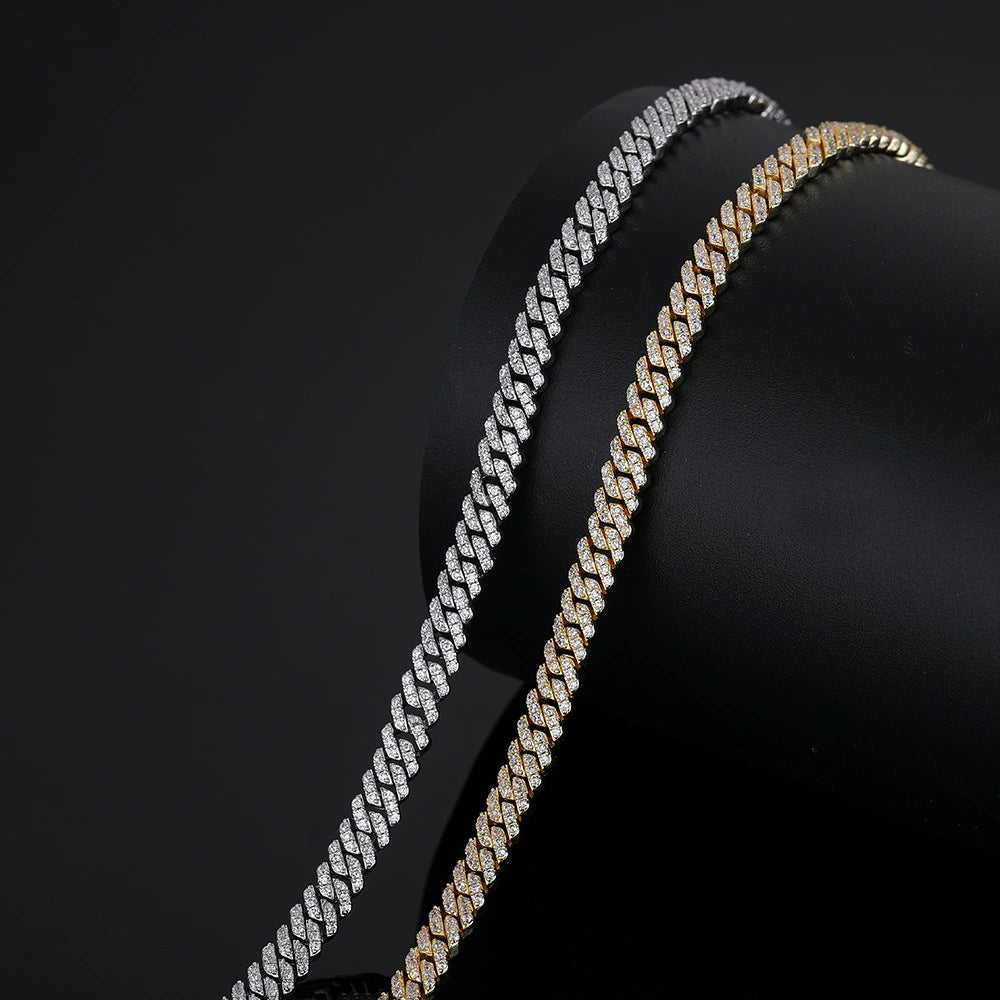 Cuban Link Chain キューバンリンクチェーン 【 5mm 】Silver / Gold