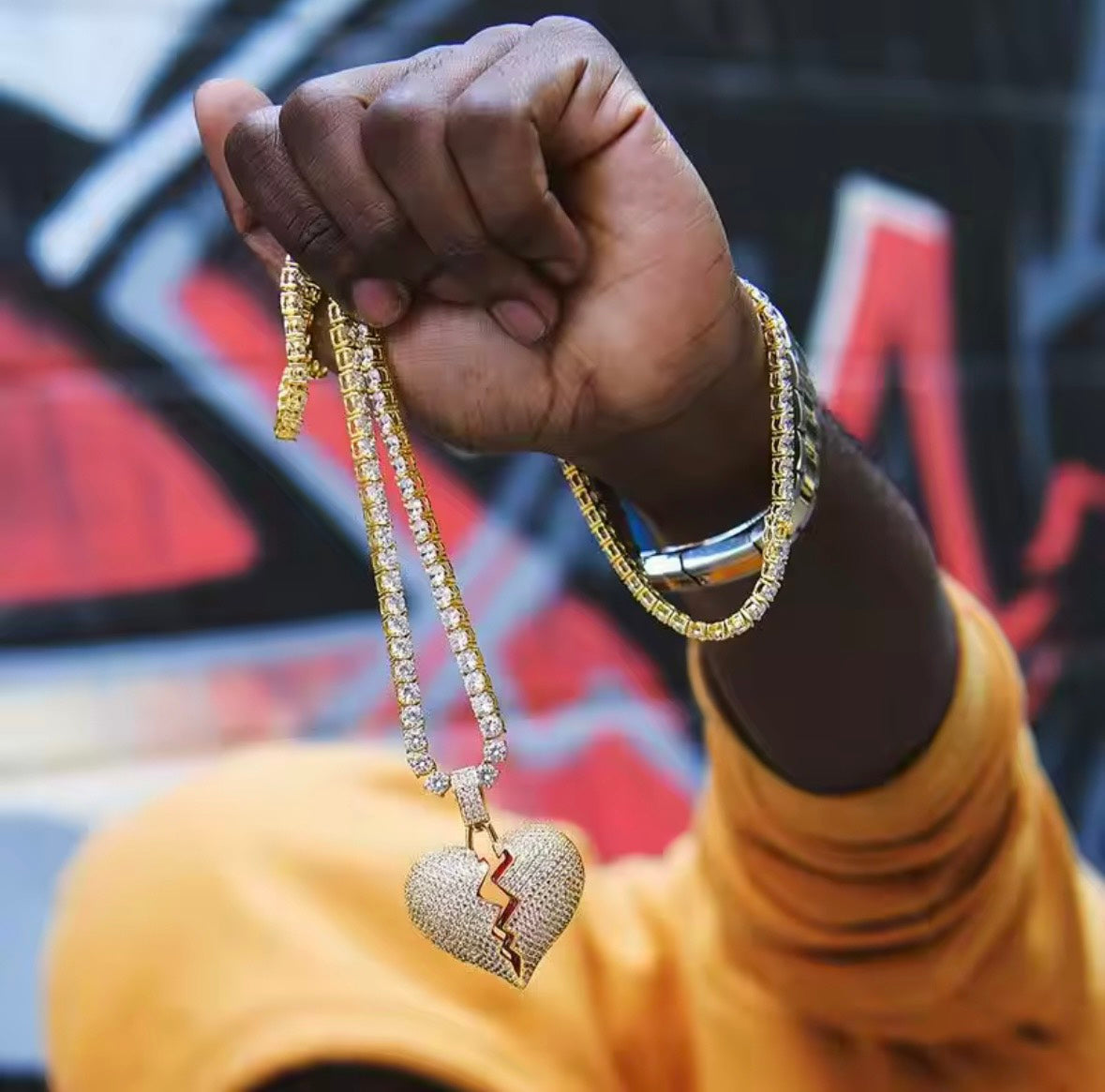 Tennis Chain Necklace テニスチェーン ネックレス【 5mm 】Silver / Gold