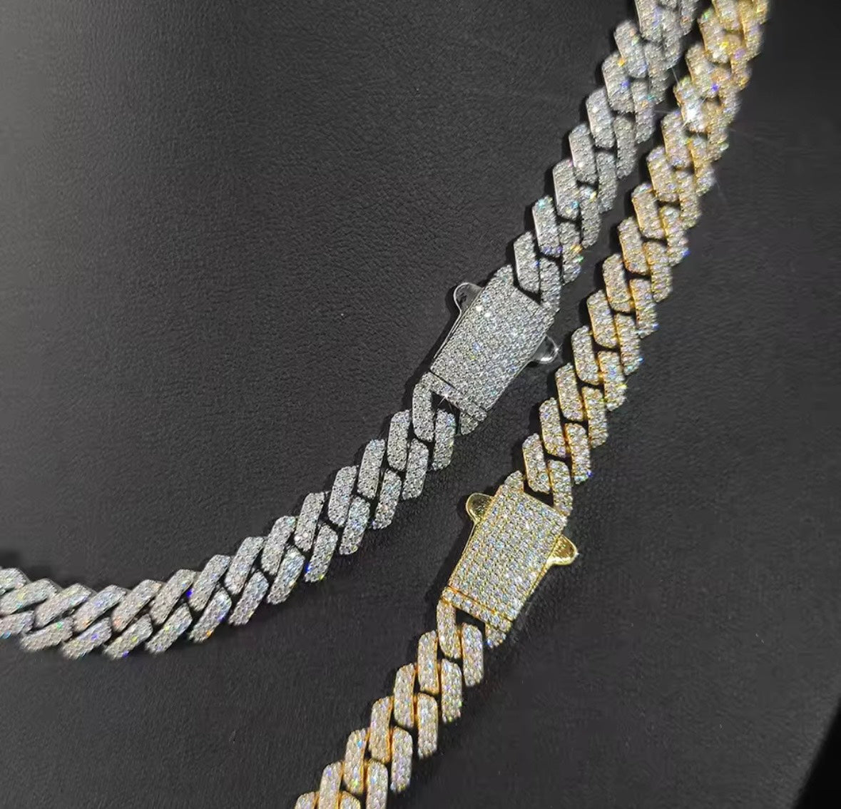 Cuban Link Chain キューバンリンクチェーン 【 8mm 】Silver / Gold